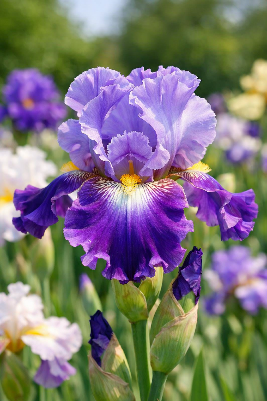 Iris bloom